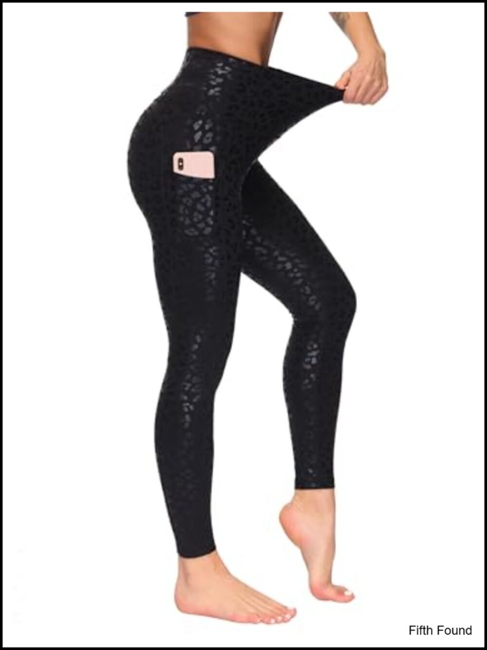 High Waist Yoga Pants 4-Way Stretch Tummy Control Workout Leggings